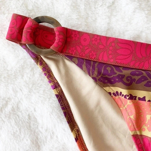 VS boho purple/tan stripped push up bikini Y2K - Picture 8 of 12